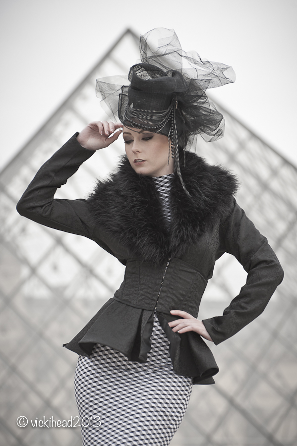 Female model photo shoot of Vicki Head in Paris