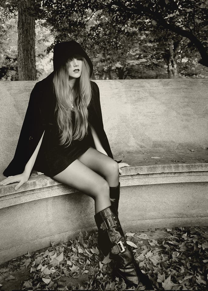 Female model photo shoot of Jordan Michele in Oak Hill Cemetery