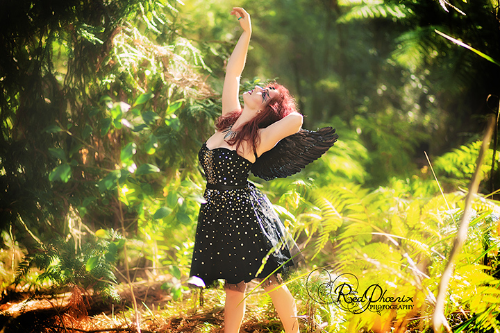 Female model photo shoot of RedPhoenix Photography in Gembrook