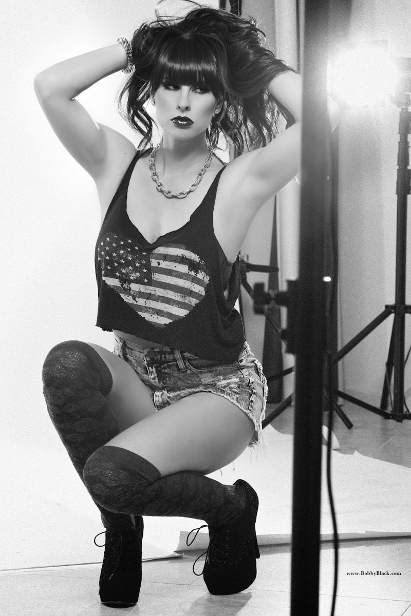 Female model photo shoot of AmandaNowak by Bobby Black Photography