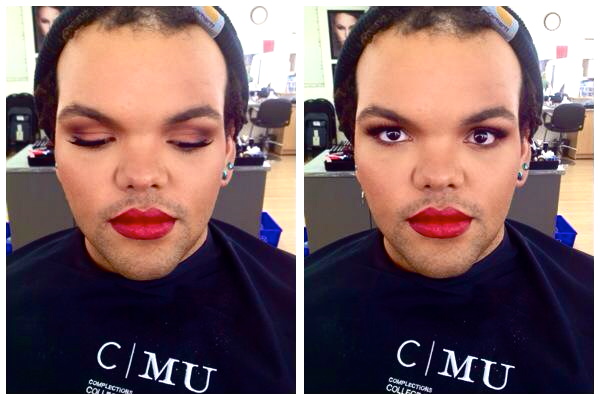 Female model photo shoot of Babs Makeup in C|MU