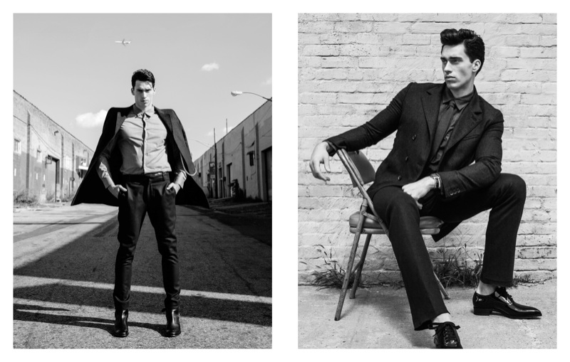 Male model photo shoot of Adam Dawda in New York, wardrobe styled by ck carpenter--men