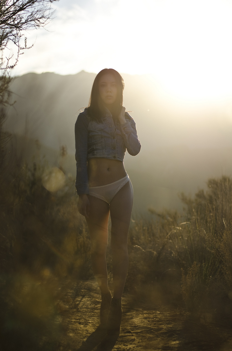 Female model photo shoot of Chikie in Malibu