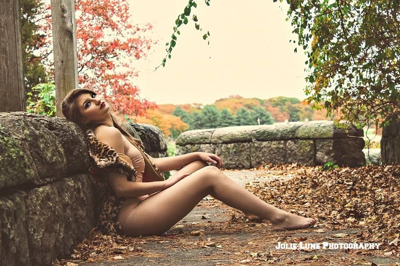 Female model photo shoot of Ashley Train in Franklin Park Zoo. Boston, MA