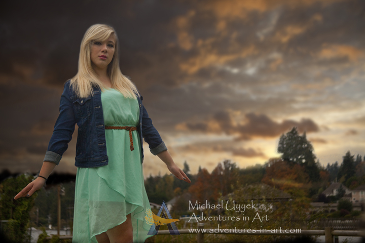 Male and Female model photo shoot of Adventures in Art and Tayler Ausley by Adventures in Art