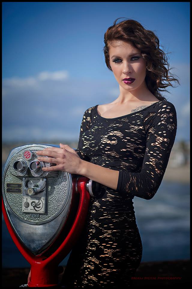 Female model photo shoot of Charlotte Shoughs in Newport Beach, CA