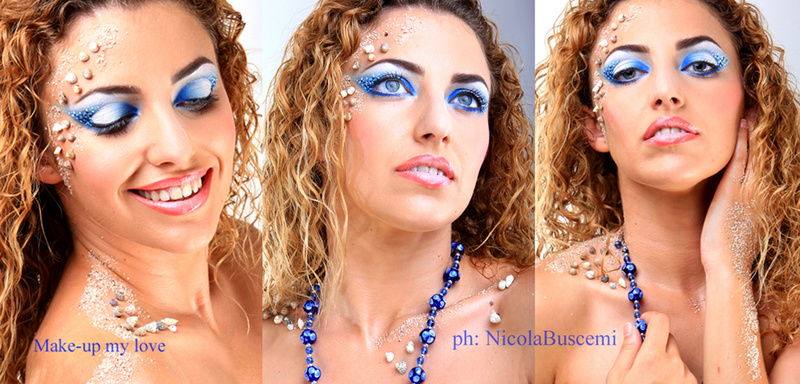 Female model photo shoot of Anca Petrov makeup