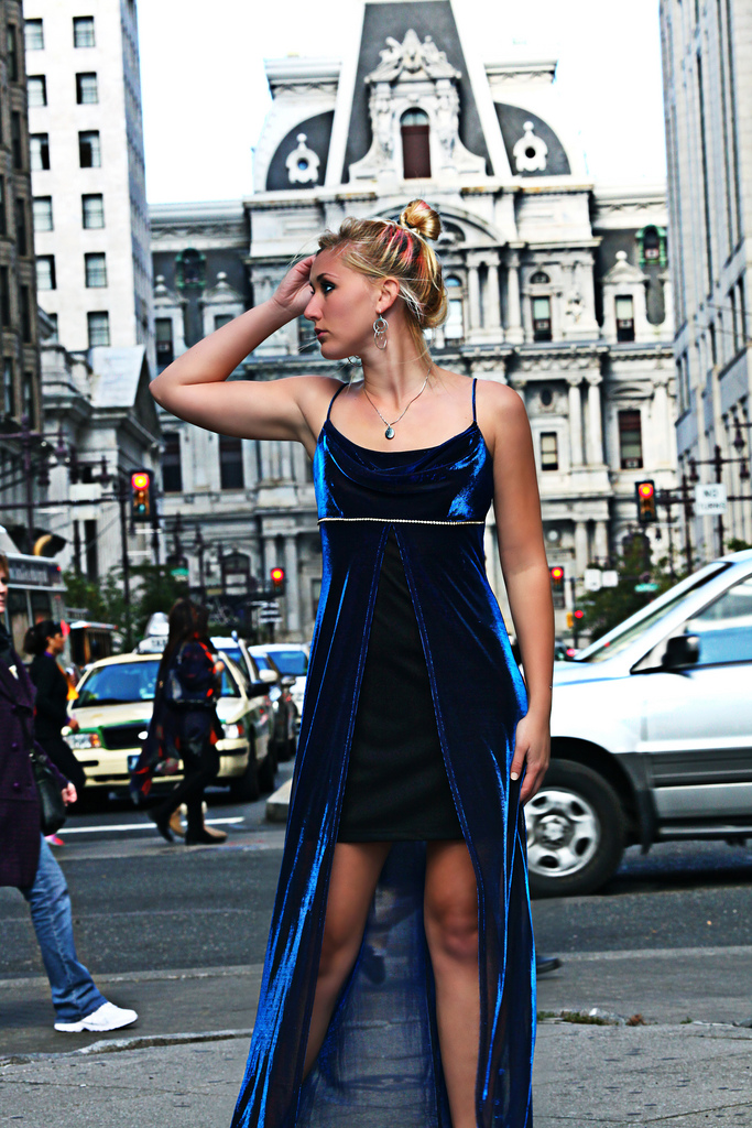 Female model photo shoot of Vanessa Capriglione by FootprintCreative in Center City Philadelphia, PA