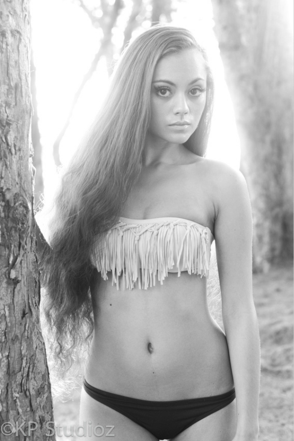 Female model photo shoot of Breanna Gouveia in Waimanalo Beach Park