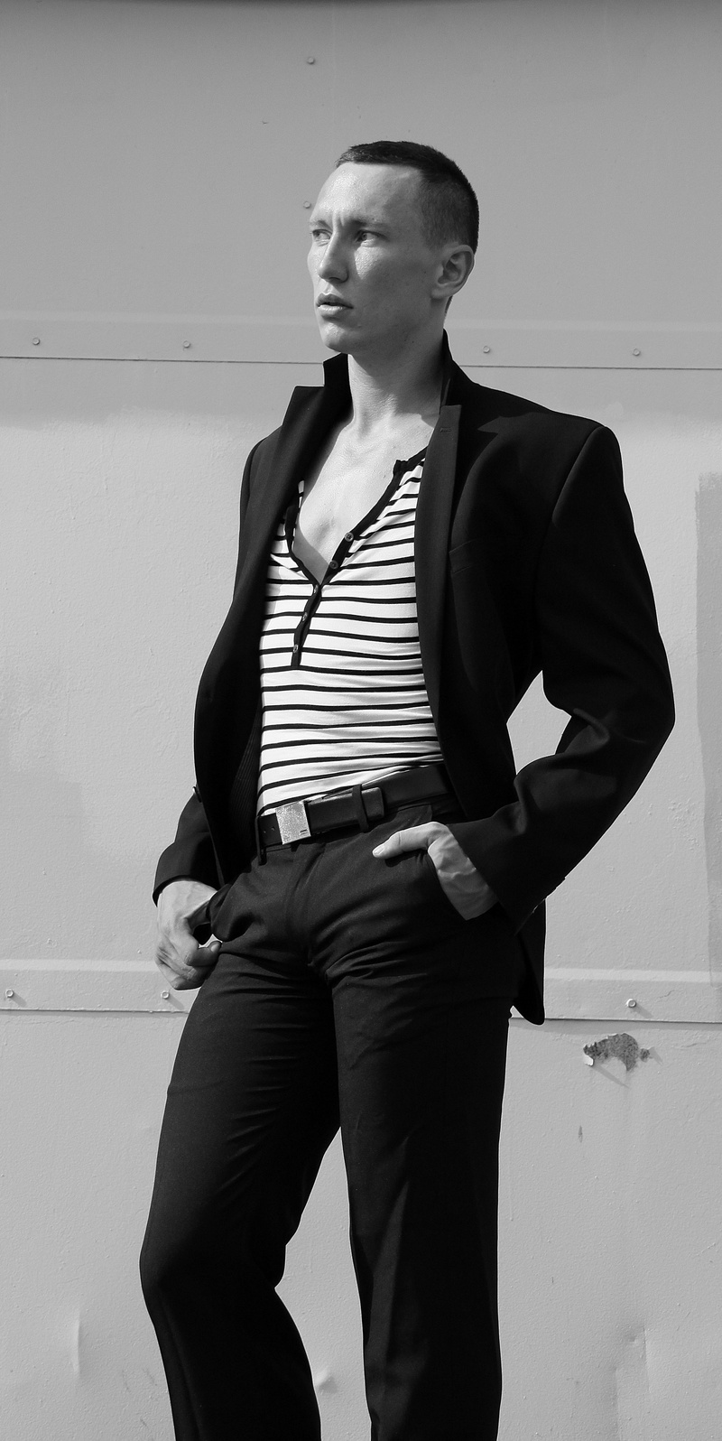Male model photo shoot of Andreas Pringo in New York, wardrobe styled by Kai Jankovic