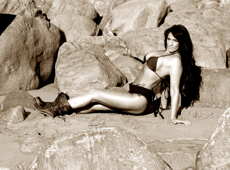 Female model photo shoot of TaraGold in Malibu, CA