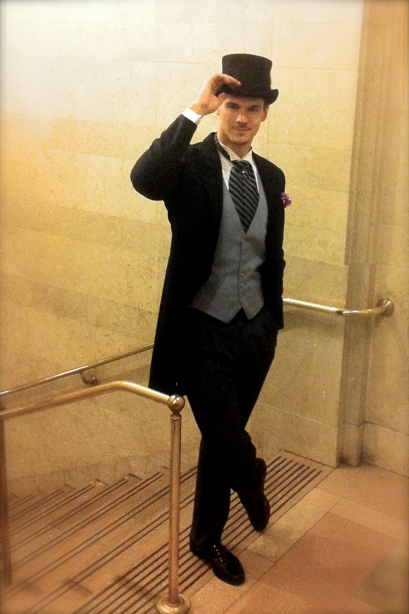 Male model photo shoot of Brent Heuser in Grand Central Station