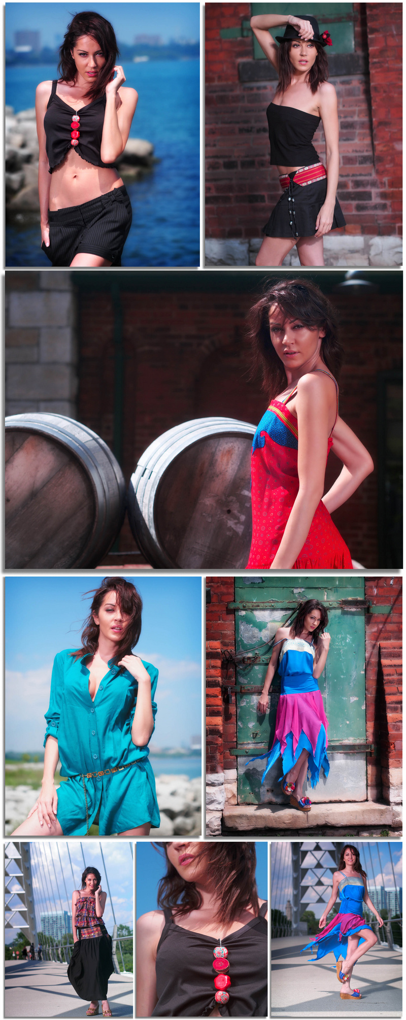 Male and Female model photo shoot of Creative Blurs and Araina Nespiak in Distillery District, Toronto