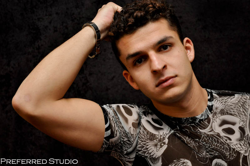 Male model photo shoot of MohamedN by Preferred Studio