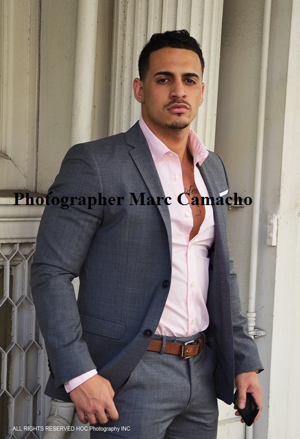 Male model photo shoot of Marc Cherry Camacho in Soho, New York City