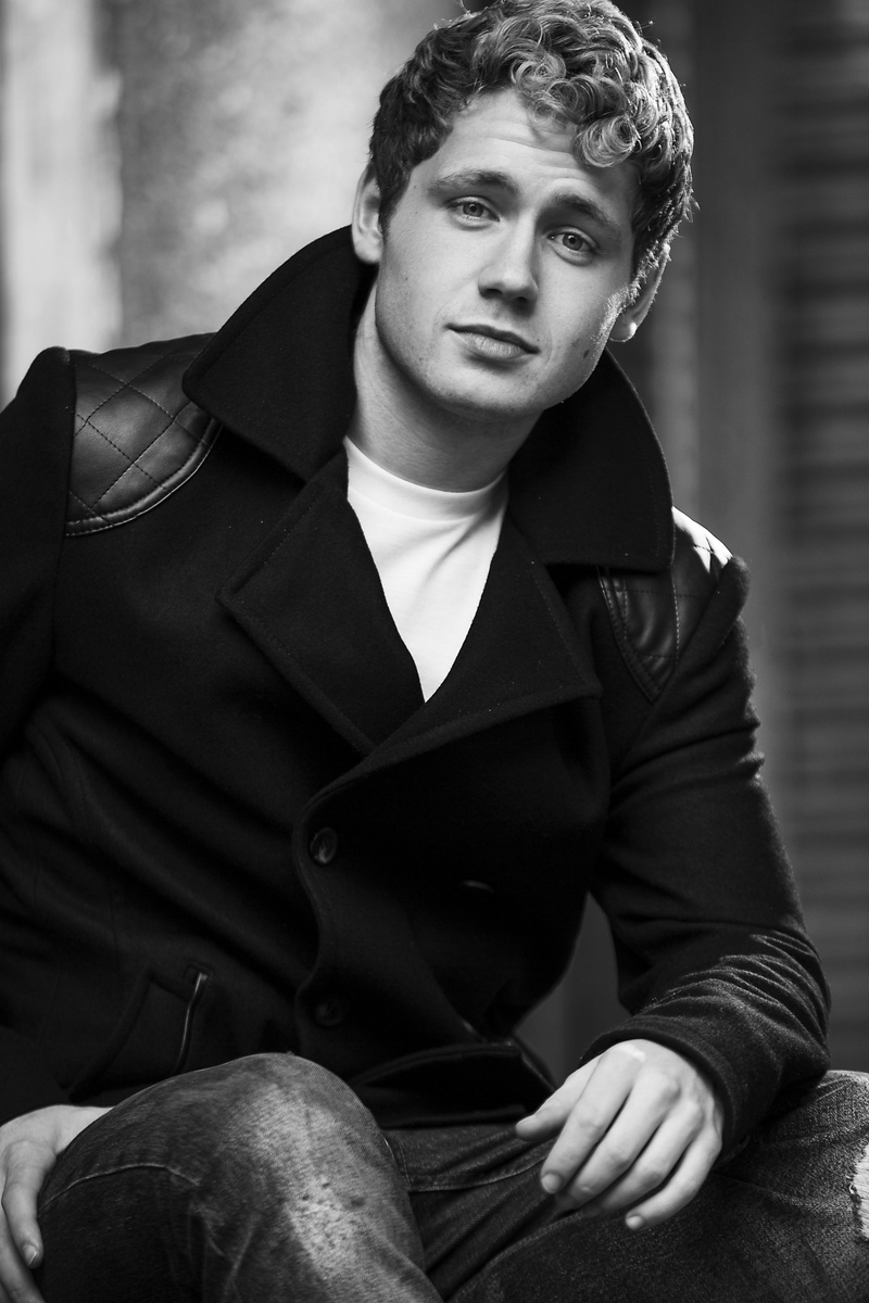Male model photo shoot of David Ribi in London