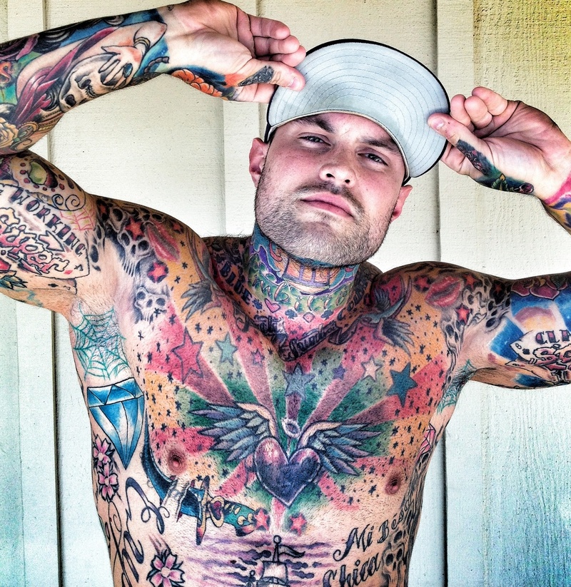Male model photo shoot of Tattooed Jesus