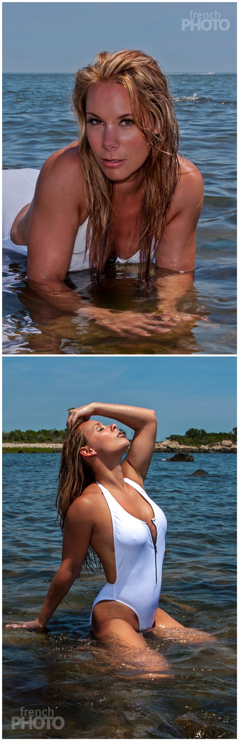Male and Female model photo shoot of frenchPHOTO and Danyelle Marie Fenton in Hammonasset Beach State Park, CT