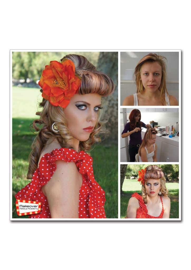 Female model photo shoot of Makeover Me in Claremont, CA