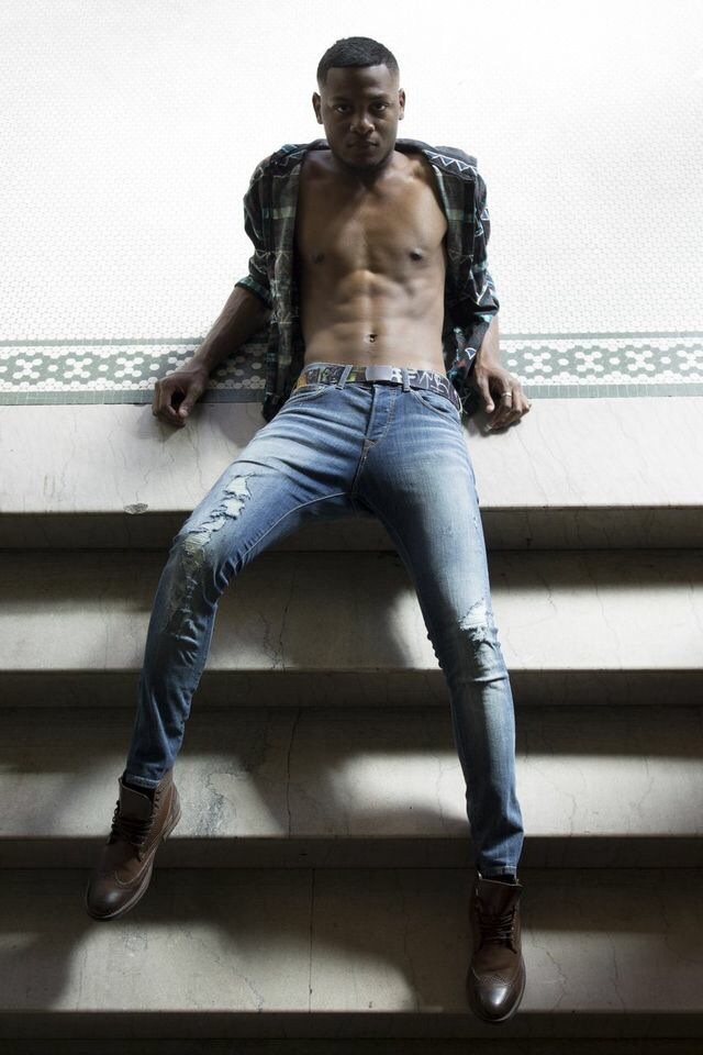 Male model photo shoot of Malik D Washington in Downtown LA