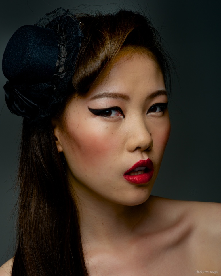 Female model photo shoot of Sam Chun FaceSlapHK in Beijing, China