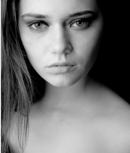 Female model photo shoot of De Coster