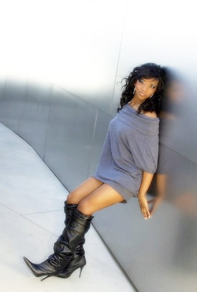 Female model photo shoot of Breeanna D in Downtown LA