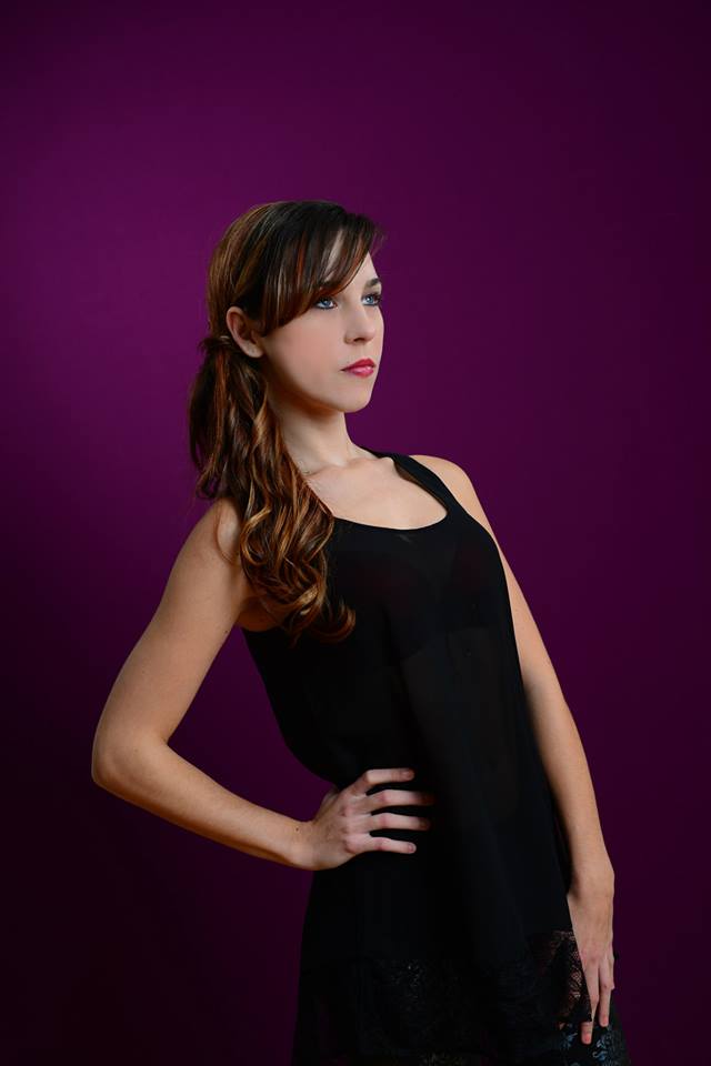 Female model photo shoot of Courtney L Brookbanks in studio rutland vermont
