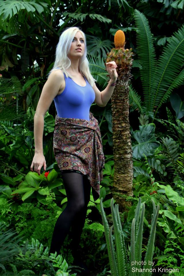 Female model photo shoot of Shannon  Nicole Kringen in Volunteer Park Conservatory Seattle