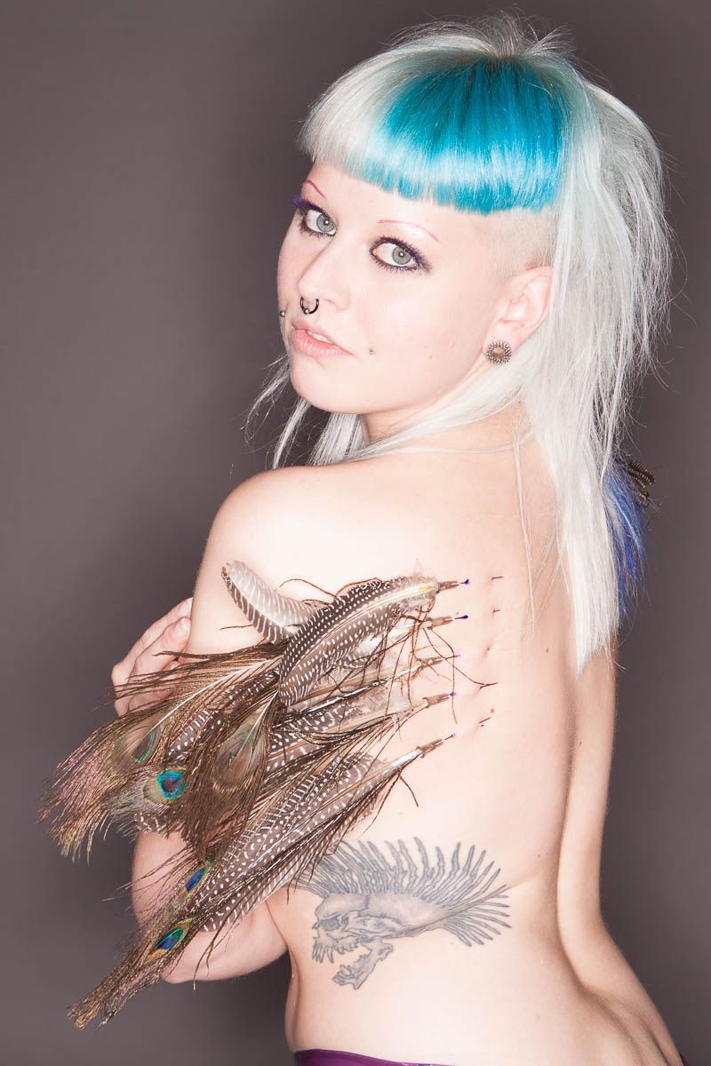 Female model photo shoot of Chantele Corpse by Matchbox Photography in Edmonton