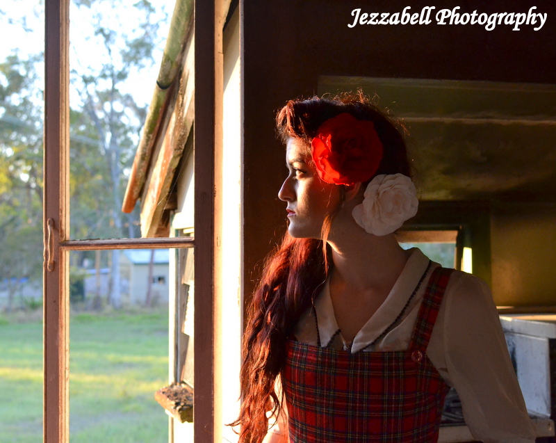 Female model photo shoot of Jezzabell Photography and Lauren Elise B in Abandoned House