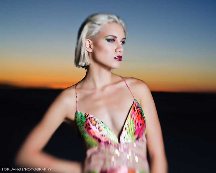 Female model photo shoot of Sara LaFollette by Torsten Bangerter in Bonneville Salt Flats, UT