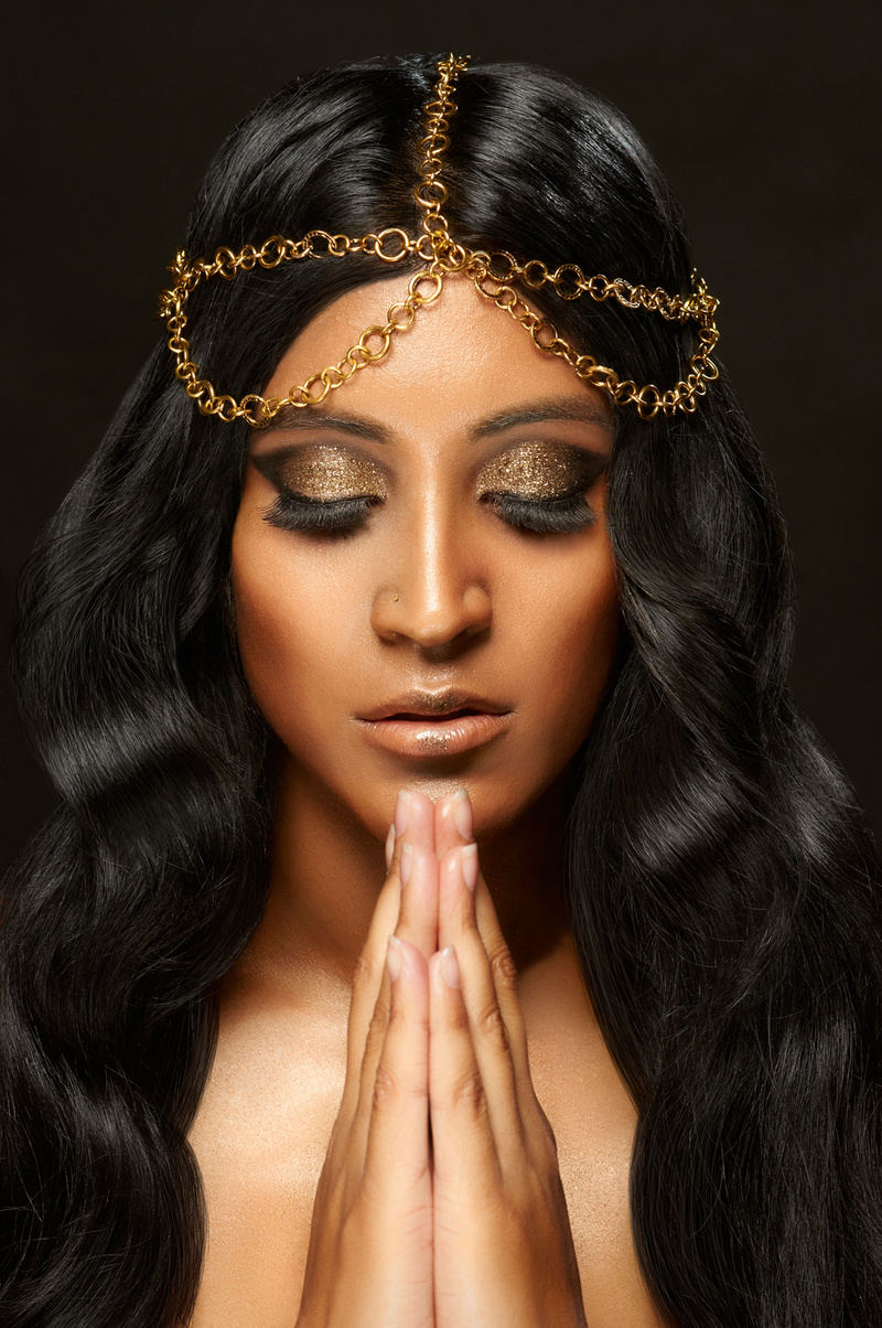 Female model photo shoot of INVMI MAKEUP and LASHES and RAKSHA by David Cutrano, makeup by INVMI THE LOOK YOU WANT