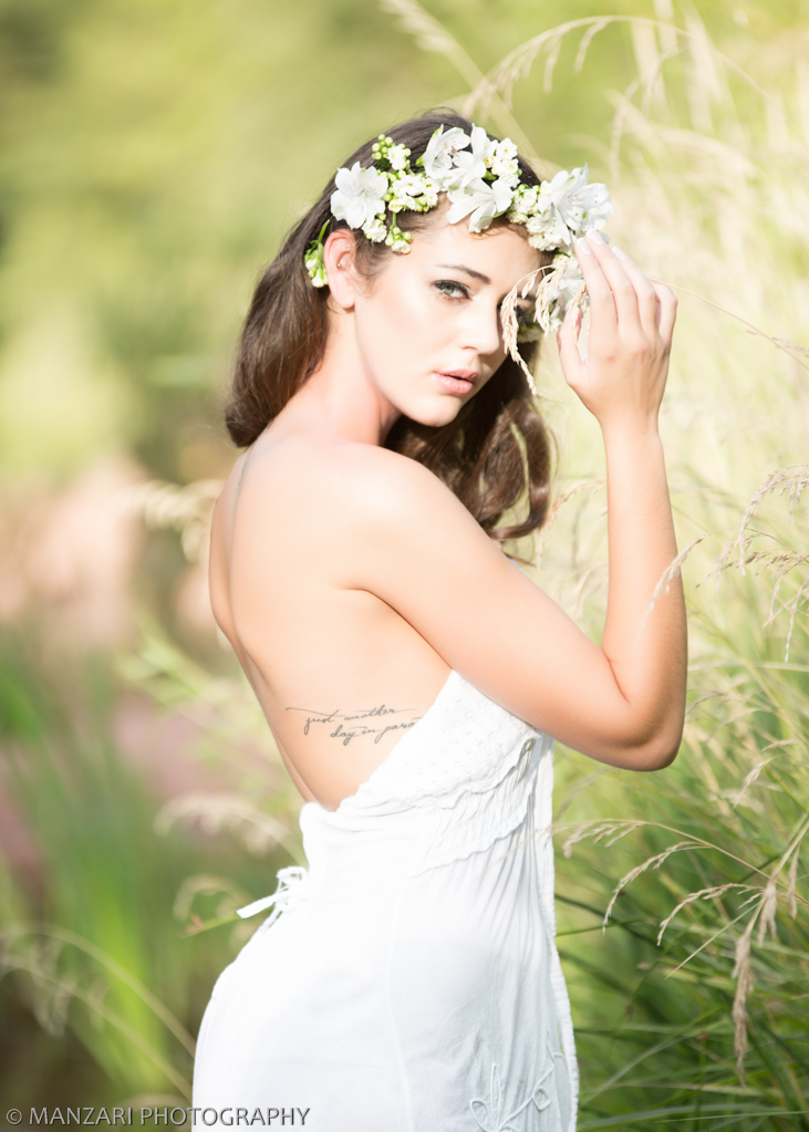 Female model photo shoot of Manzari Photography in Sedona, AZ, makeup by JRLL and GabeDiamond13