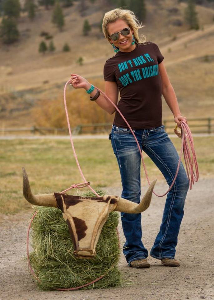 Female model photo shoot of Kyndra Taylor  in Wolf Creek, Montana