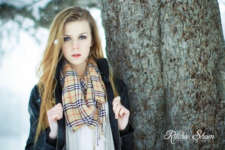 Female model photo shoot of Terin Rothernel  in UWO campus , London ON.