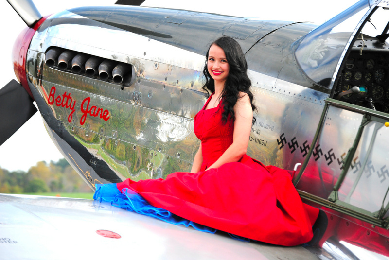 Female model photo shoot of Kickstart Kate in Blue Ridge Airport, Martinsville VA