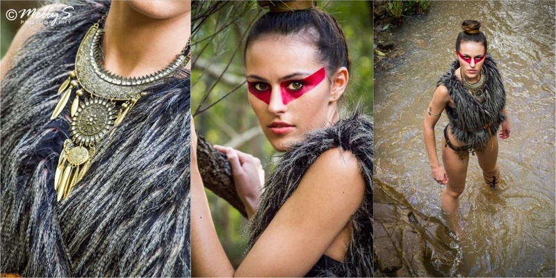 Female model photo shoot of Pink Cheek Artistries