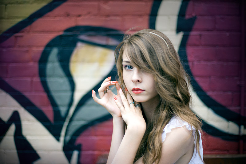 Female model photo shoot of Maycie by Daniel Leon
