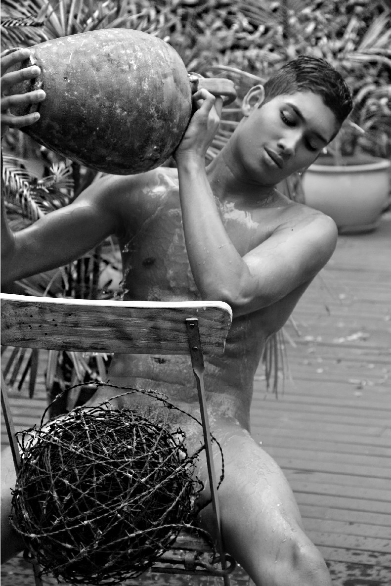 Male model photo shoot of RAYNEIL by tripod adam sutherland 