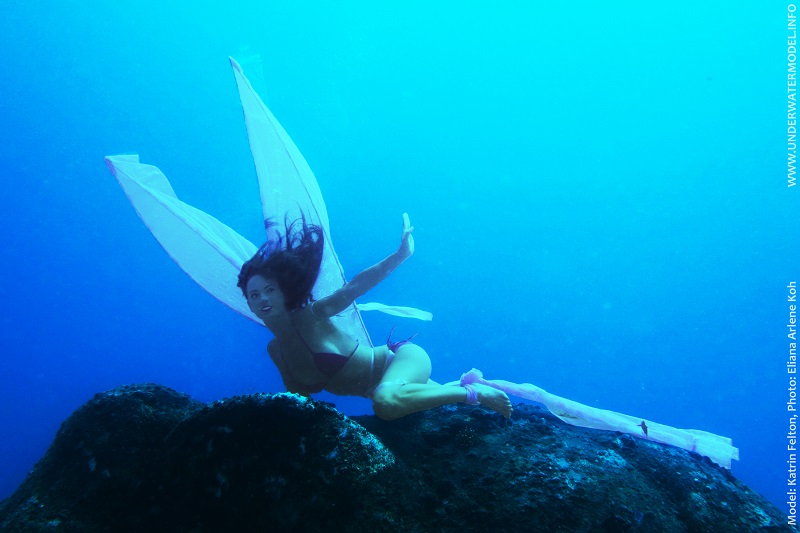 Female model photo shoot of Mermaid Kat in Phuket, Thailand