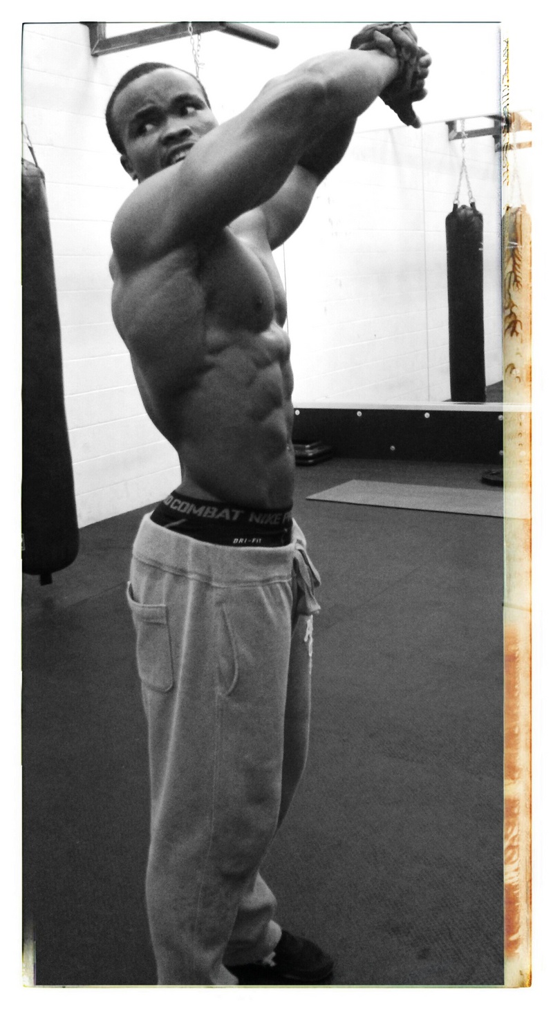 Male model photo shoot of Duke  in La Fitness
