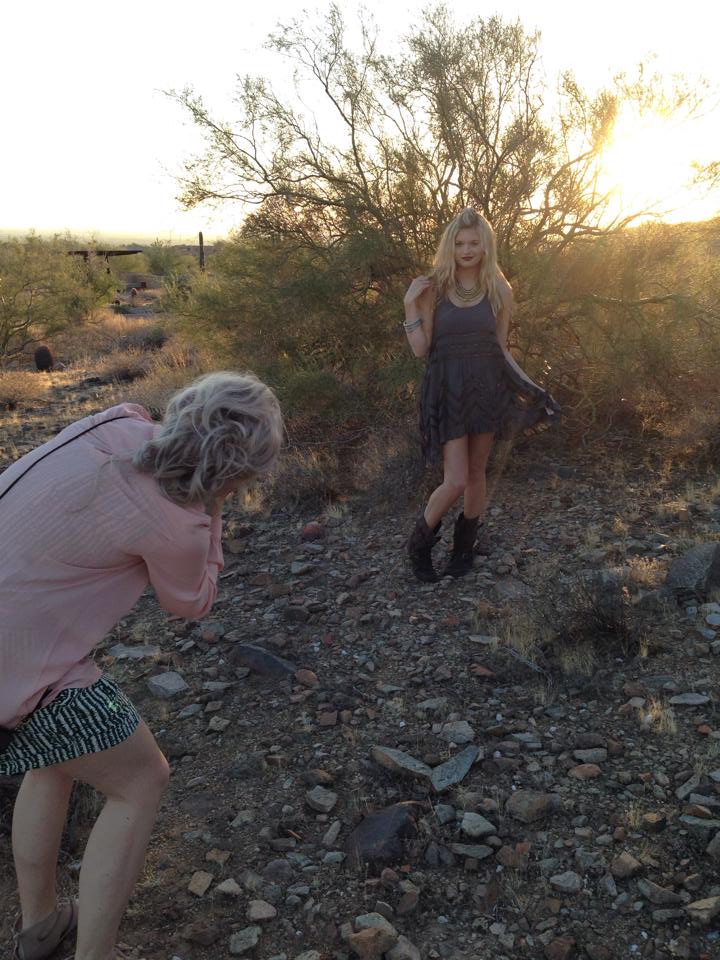 Female model photo shoot of LaurenBatesHair in Scottsdale, AZ