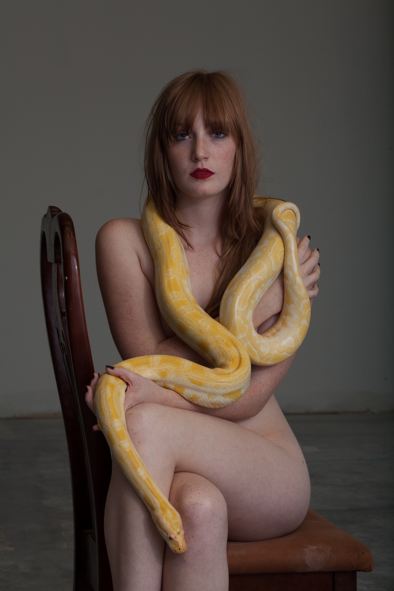 Male and Female model photo shoot of Serpentine King and Jessica Cody Baus by Alex Lake