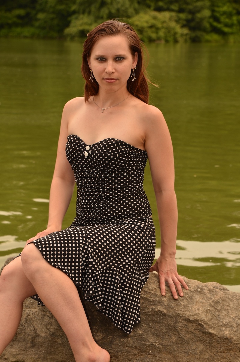 Female model photo shoot of REL Bendory by StefanoNYC in Central Park