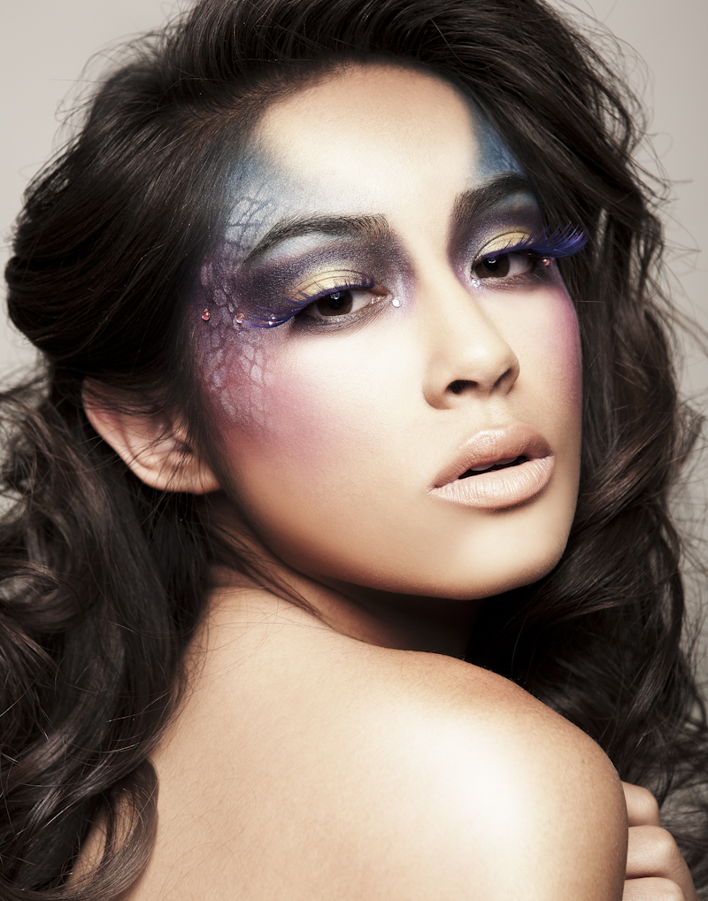 Female model photo shoot of Irma Vasquez in April Love Pro Makeup Academy