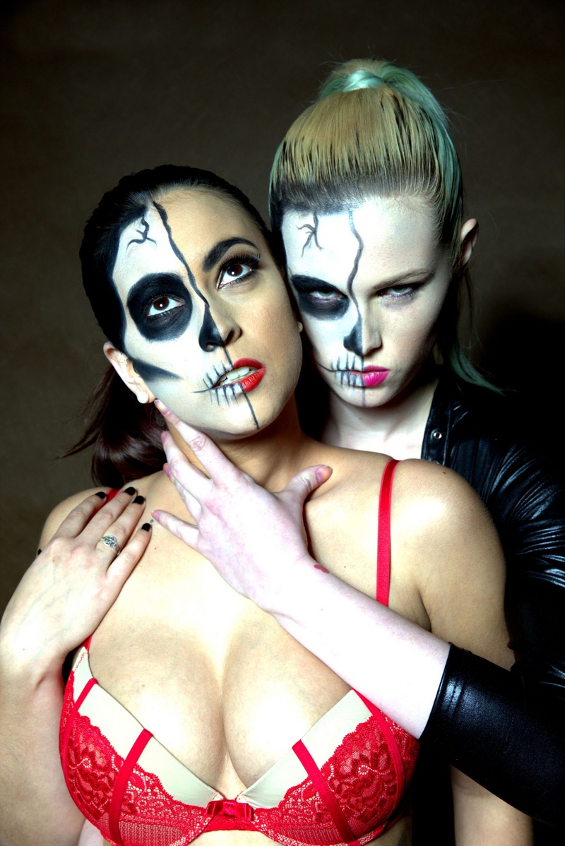 Female model photo shoot of Black Sunshine Photos, Casey Sweet and Alyssa Warland, makeup by Brooke Pearson