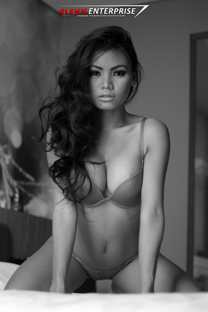 Female model photo shoot of Glenn Karela in Midtown Hotel Surabaya
