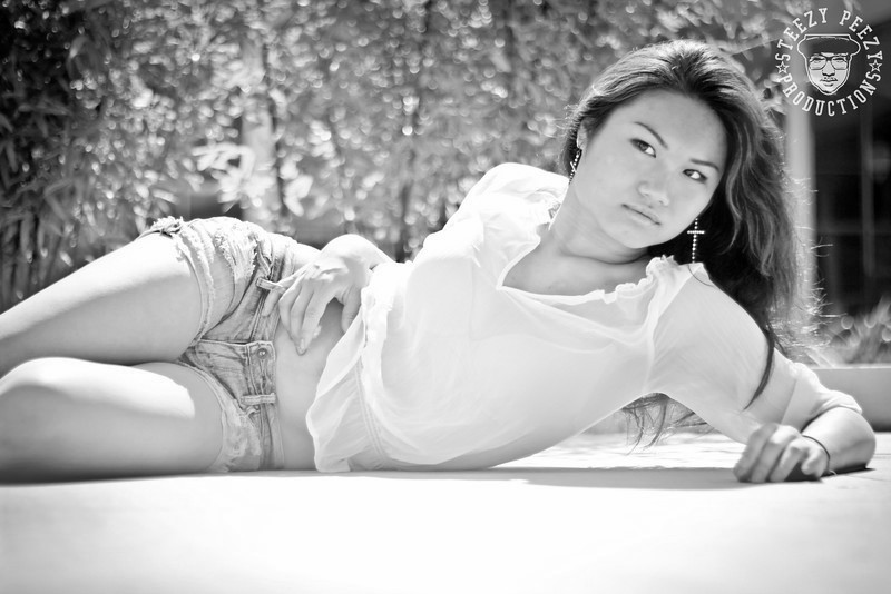 Female model photo shoot of Andree M by Joe Peezy