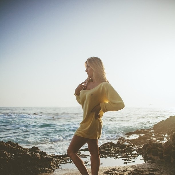 Female model photo shoot of Shara Somoza in Laguna Beach, California